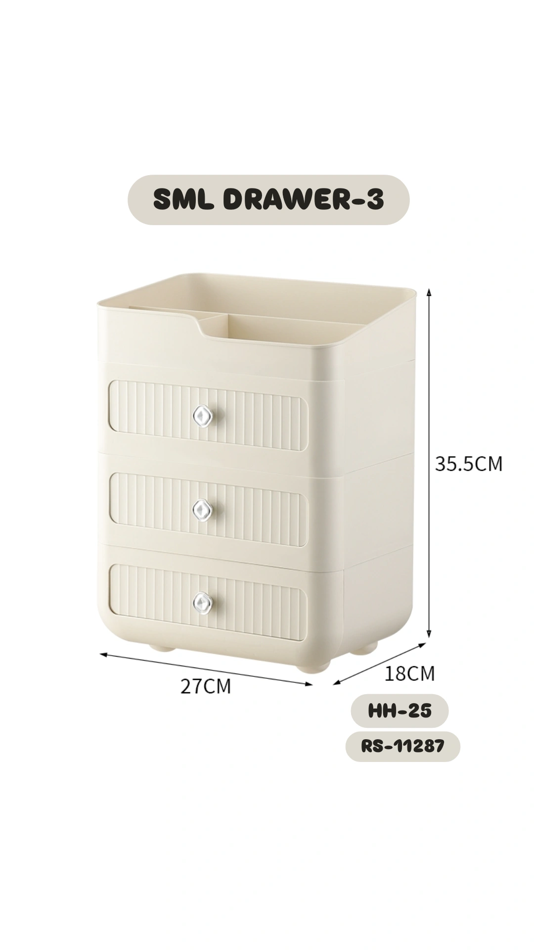 Sml Drawer-3 HH-25