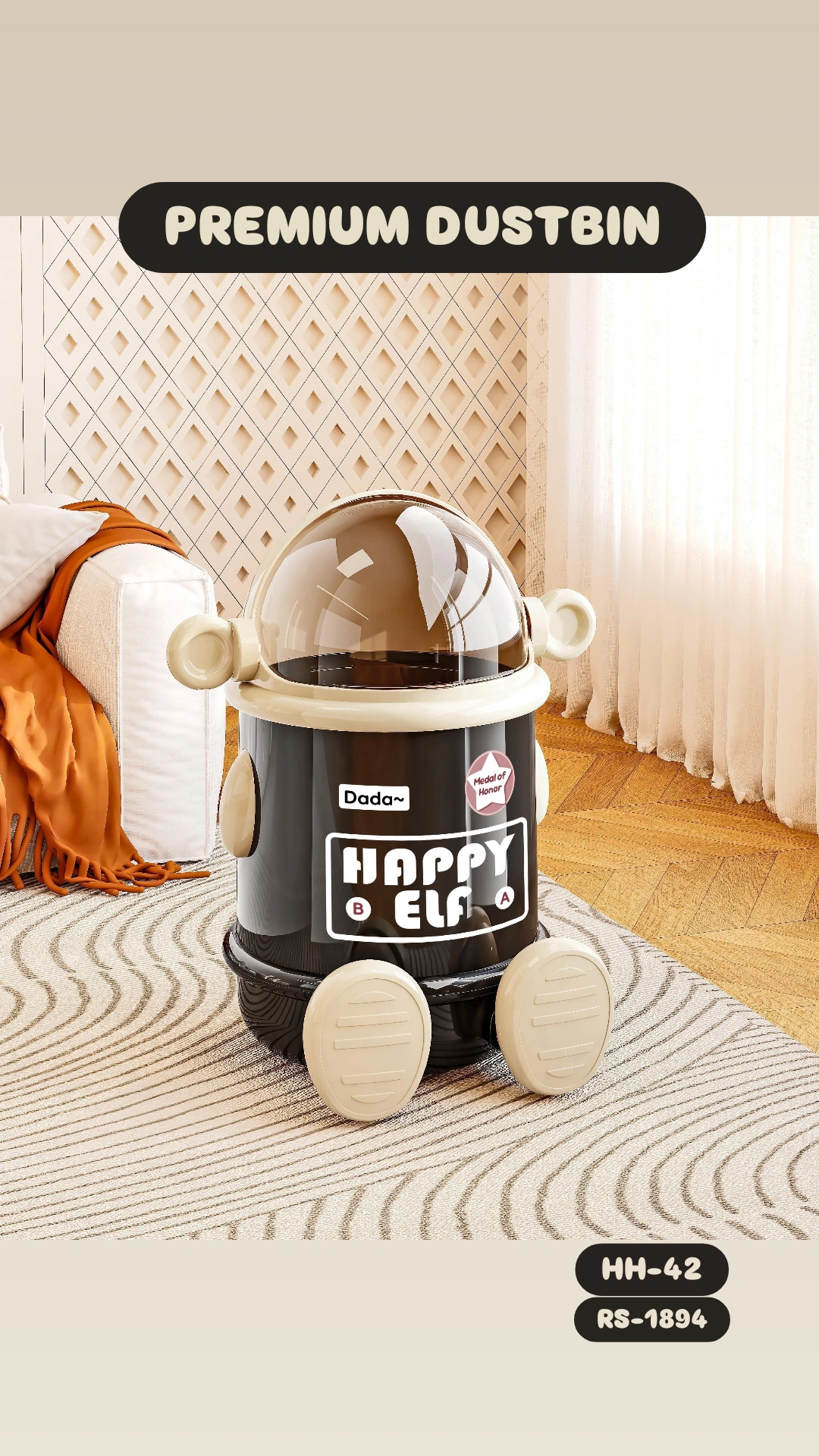 Premium Dustbin HH-42