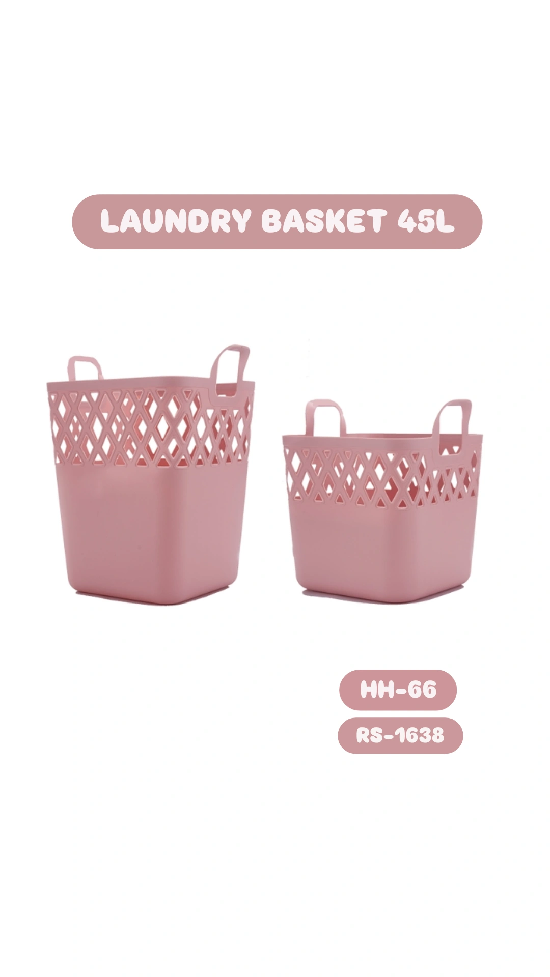Laundry Basket 45L HH-66
