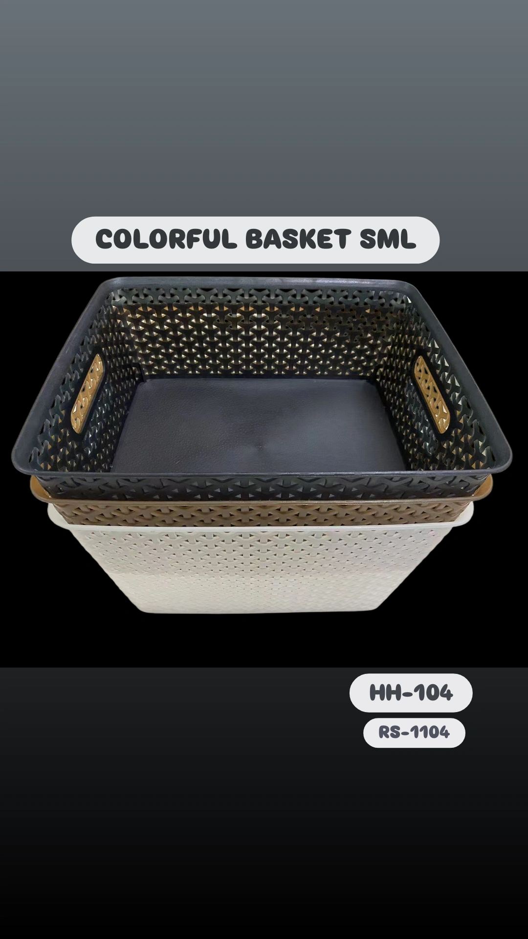 Colorful Basket SML HH-104